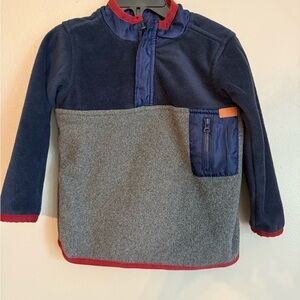 7 For All Mankind Navy and Gray Kids Sweatshirt